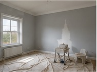 Tidy painting work